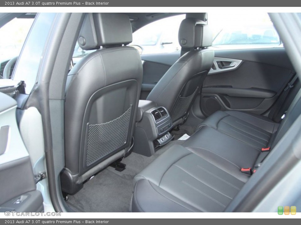 Black Interior Rear Seat for the 2013 Audi A7 3.0T quattro Premium Plus #69805142