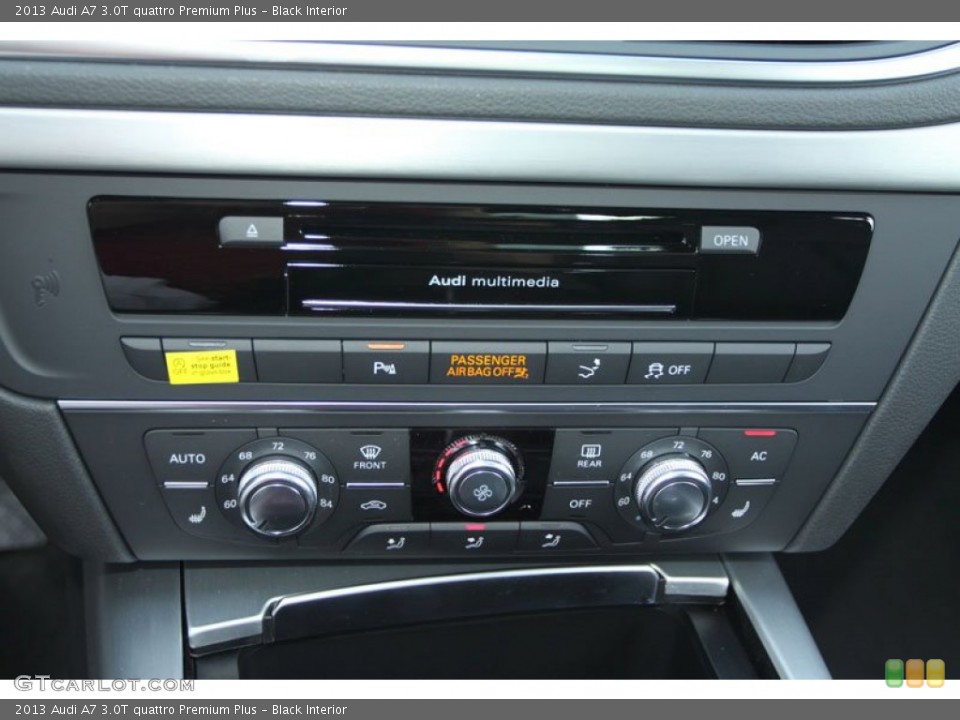 Black Interior Controls for the 2013 Audi A7 3.0T quattro Premium Plus #69805183