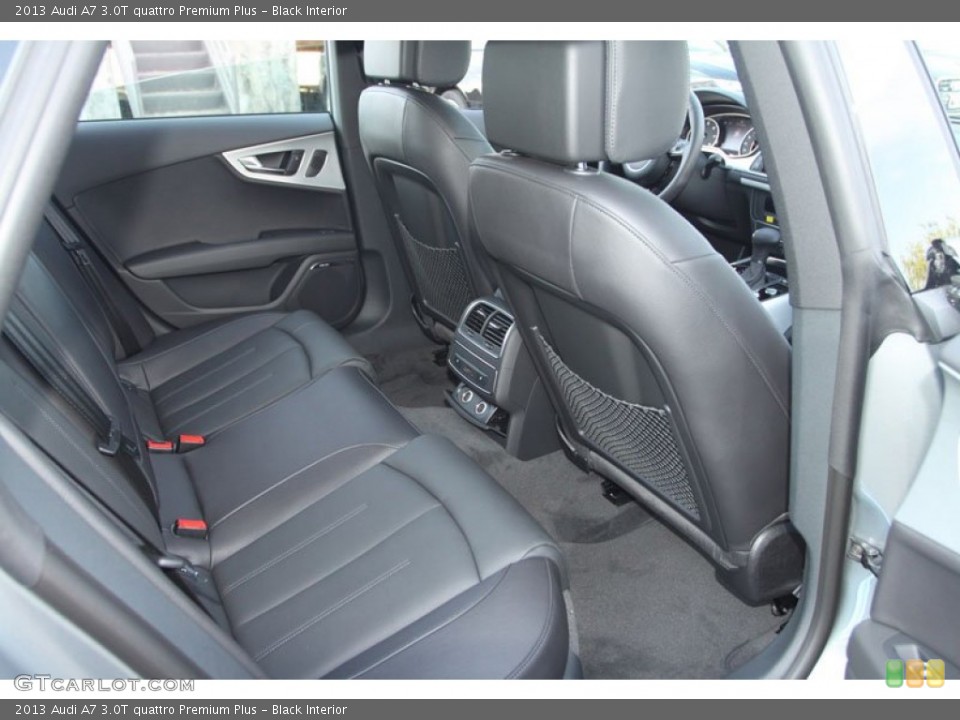 Black Interior Rear Seat for the 2013 Audi A7 3.0T quattro Premium Plus #69805219
