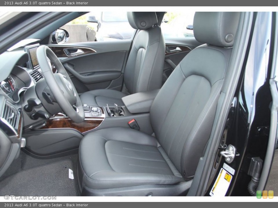 Black Interior Front Seat for the 2013 Audi A6 3.0T quattro Sedan #69805390