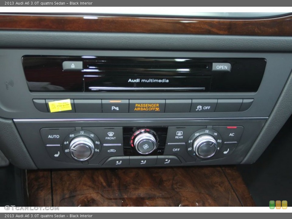 Black Interior Controls for the 2013 Audi A6 3.0T quattro Sedan #69805453