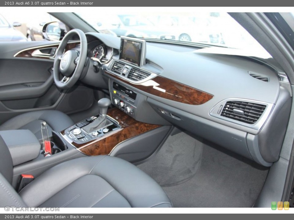 Black Interior Dashboard for the 2013 Audi A6 3.0T quattro Sedan #69805498
