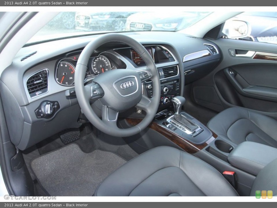 Black Interior Prime Interior for the 2013 Audi A4 2.0T quattro Sedan #69805618