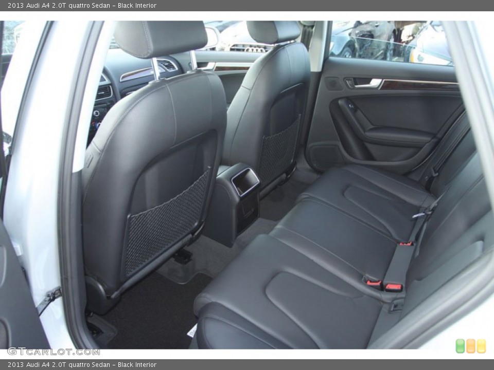 Black Interior Rear Seat for the 2013 Audi A4 2.0T quattro Sedan #69805639