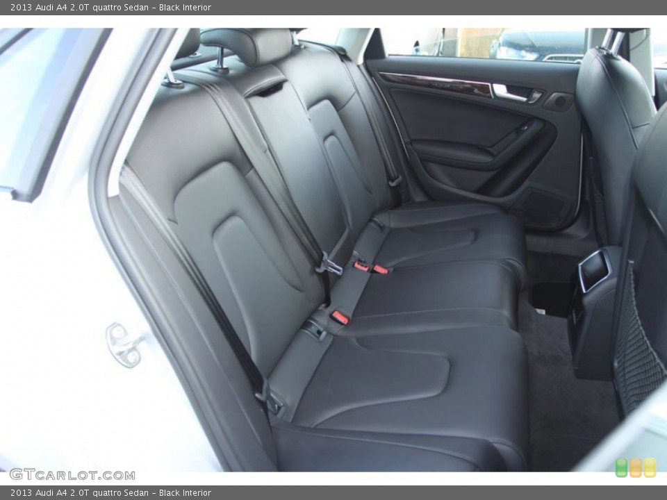Black Interior Rear Seat for the 2013 Audi A4 2.0T quattro Sedan #69805711
