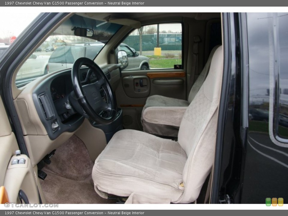 Neutral Beige 1997 Chevrolet Chevy Van Interiors