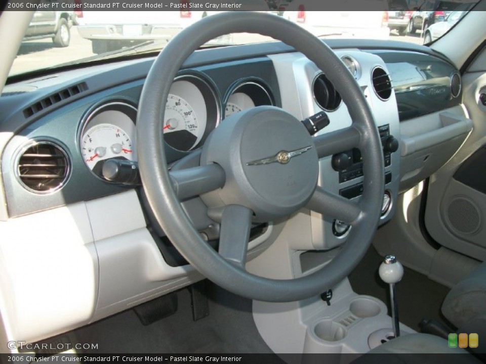 Pastel Slate Gray Interior Steering Wheel for the 2006 Chrysler PT Cruiser  #69809284