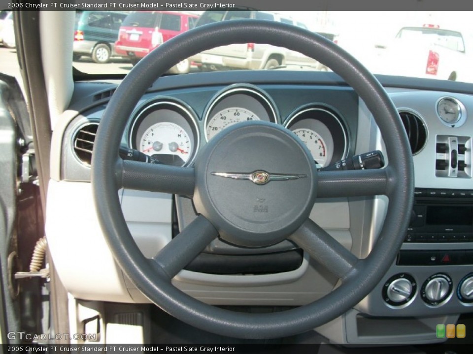 Pastel Slate Gray Interior Steering Wheel for the 2006 Chrysler PT Cruiser  #69809329