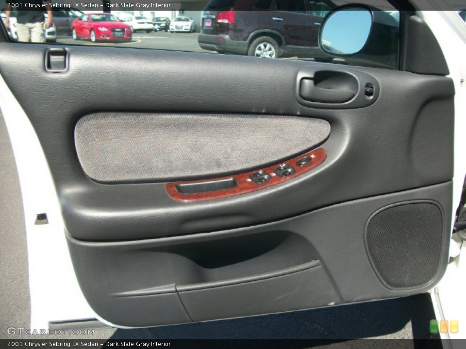Dark Slate Gray Interior Door Panel for the 2001 Chrysler Sebring LX Sedan #69809668
