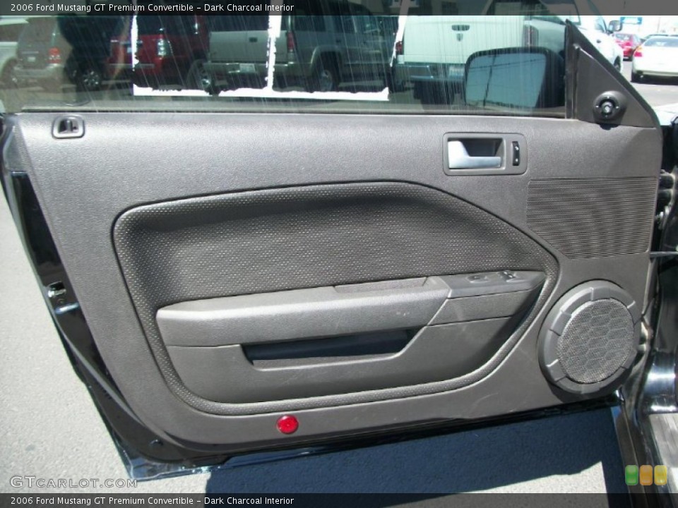 Dark Charcoal Interior Door Panel for the 2006 Ford Mustang GT Premium Convertible #69809994