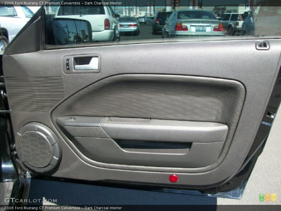 Dark Charcoal Interior Door Panel for the 2006 Ford Mustang GT Premium Convertible #69810028