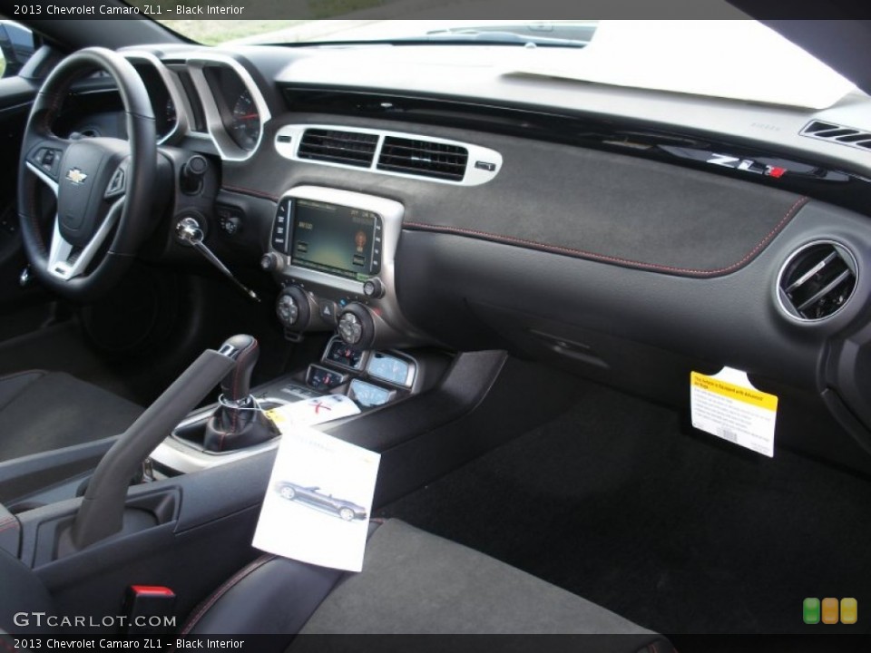Black Interior Dashboard for the 2013 Chevrolet Camaro ZL1 #69811756