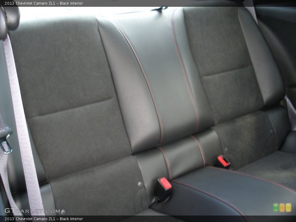 Black Interior Rear Seat for the 2013 Chevrolet Camaro ZL1 #69811774