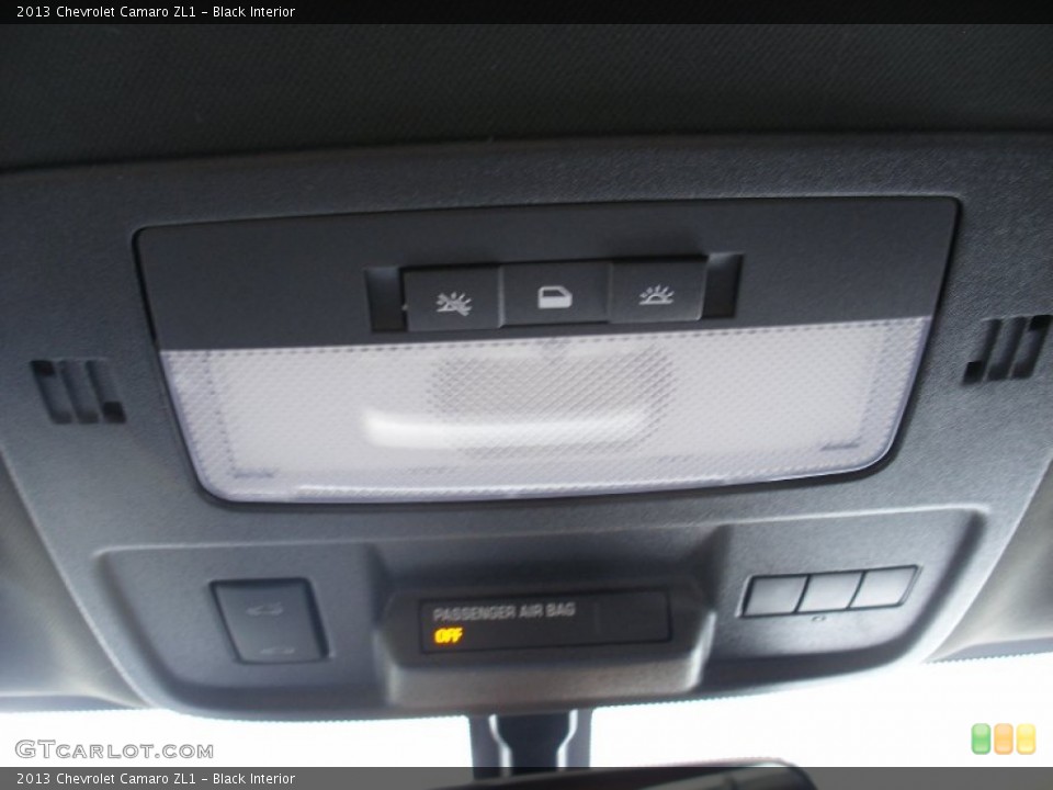 Black Interior Controls for the 2013 Chevrolet Camaro ZL1 #69811876