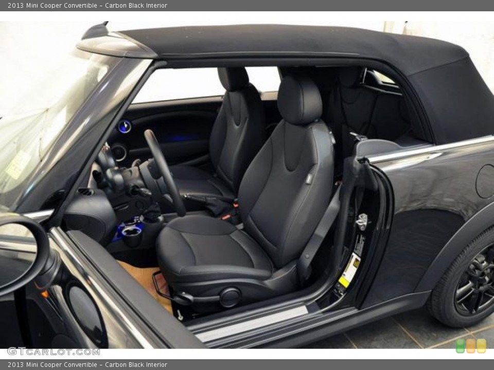 Carbon Black Interior Photo for the 2013 Mini Cooper Convertible #69813283