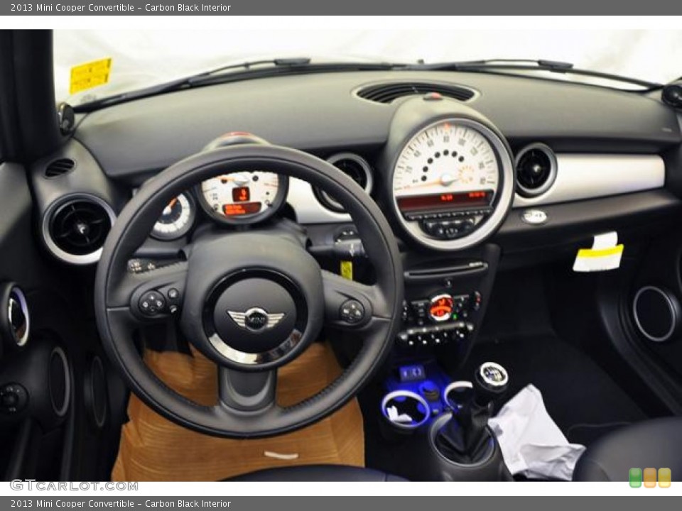 Carbon Black Interior Dashboard for the 2013 Mini Cooper Convertible #69813316