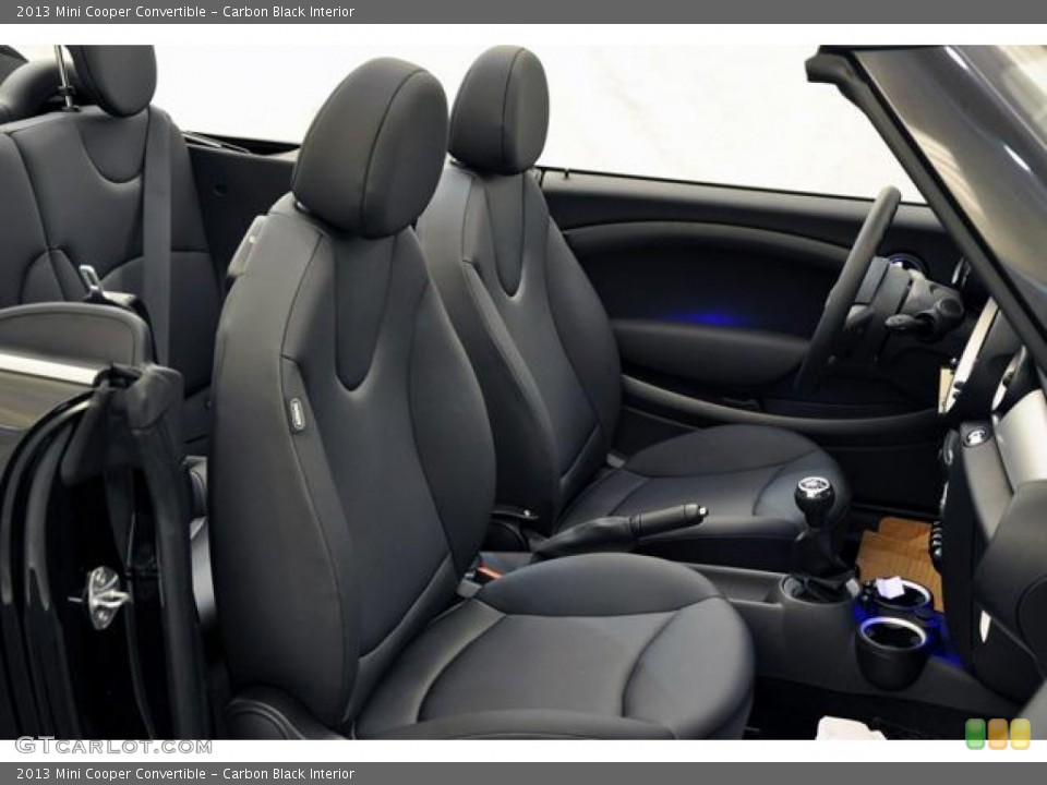 Carbon Black Interior Photo for the 2013 Mini Cooper Convertible #69813415