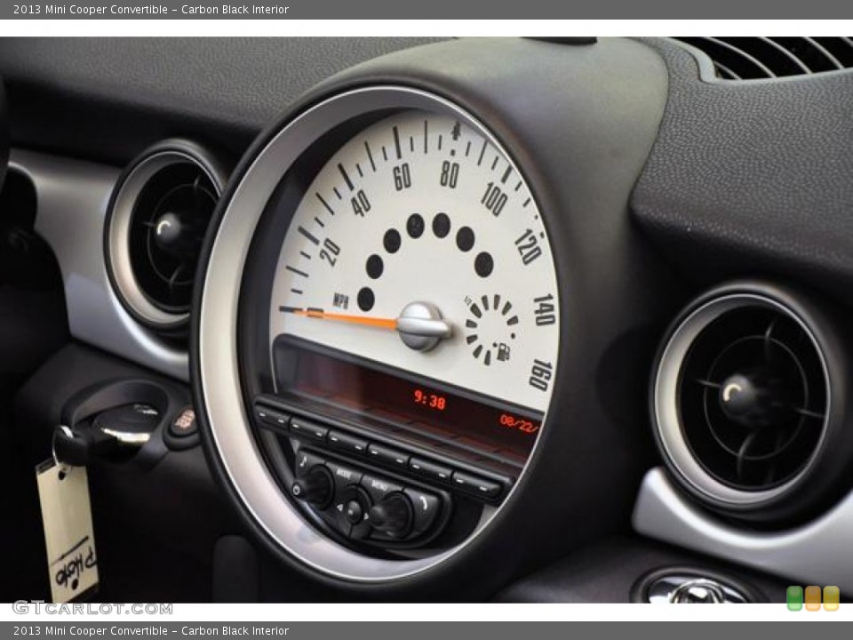 Carbon Black Interior Gauges for the 2013 Mini Cooper Convertible #69813433