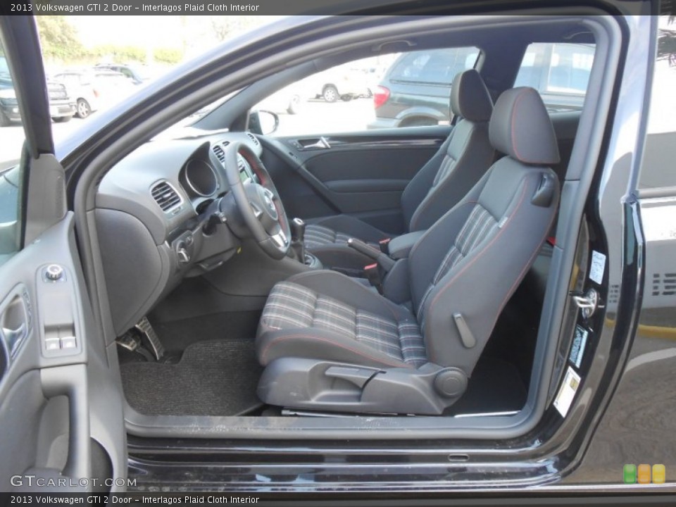 Interlagos Plaid Cloth Interior Photo for the 2013 Volkswagen GTI 2 Door #69813895