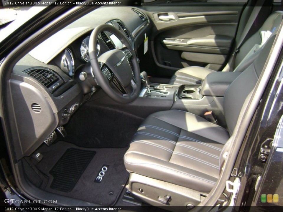 Black/Blue Accents Interior Photo for the 2012 Chrysler 300 S Mopar '12 Edition #69819247