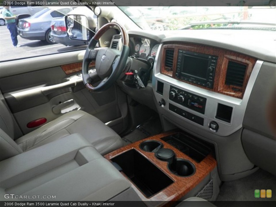 Khaki Interior Dashboard for the 2006 Dodge Ram 3500 Laramie Quad Cab Dually #69819253