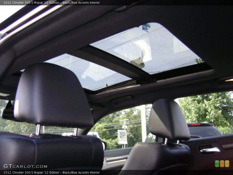 Black/Blue Accents Interior Sunroof for the 2012 Chrysler 300 S Mopar '12 Edition #69819277