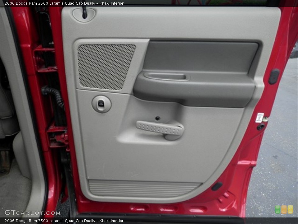 Khaki Interior Door Panel for the 2006 Dodge Ram 3500 Laramie Quad Cab Dually #69819283