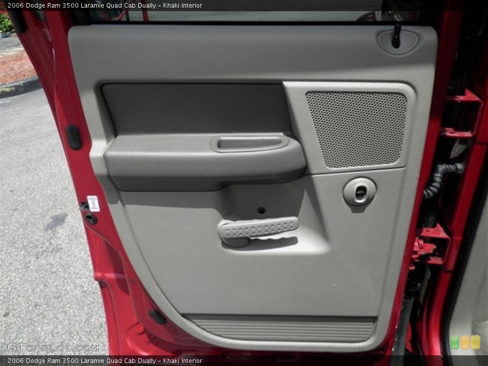 Khaki Interior Door Panel for the 2006 Dodge Ram 3500 Laramie Quad Cab Dually #69819311