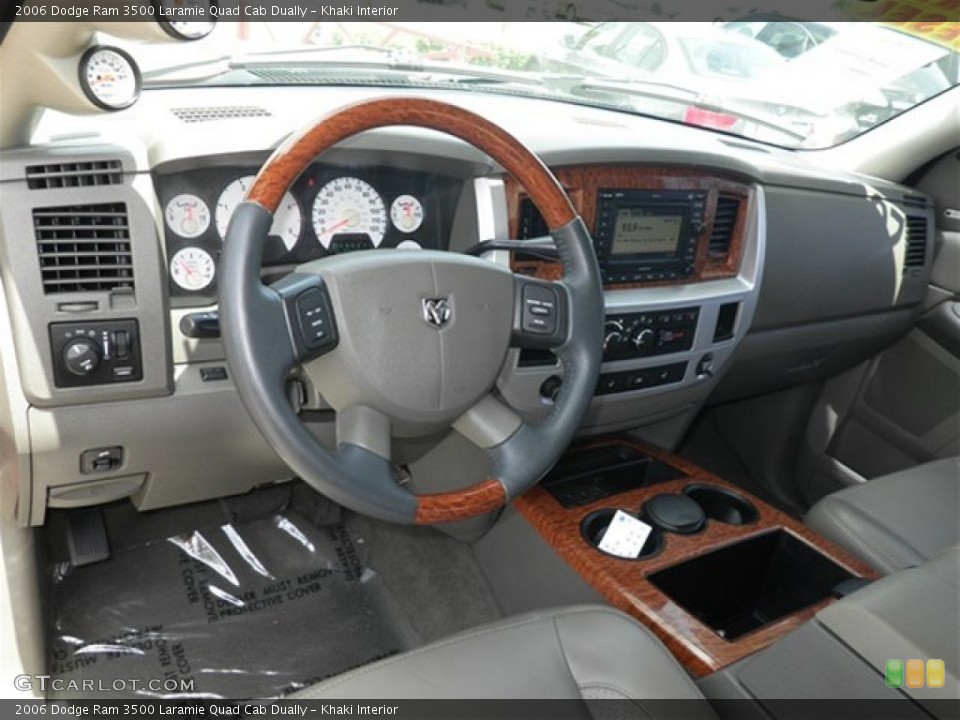 Khaki Interior Dashboard for the 2006 Dodge Ram 3500 Laramie Quad Cab Dually #69819344