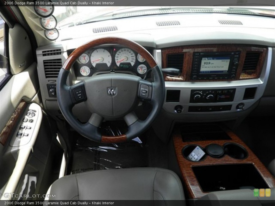 Khaki Interior Dashboard for the 2006 Dodge Ram 3500 Laramie Quad Cab Dually #69819369