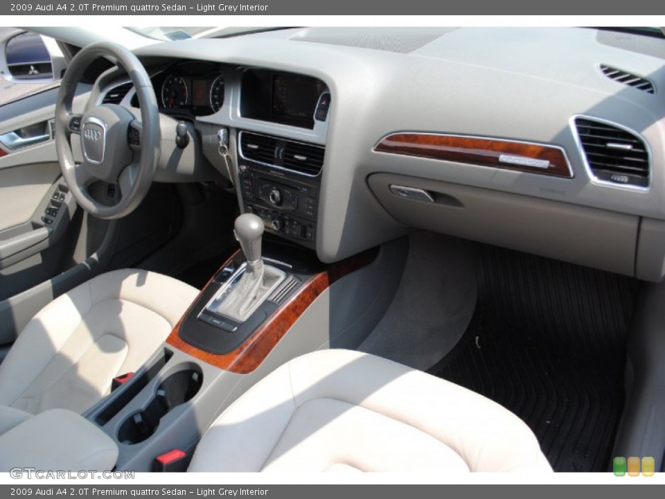 Light Grey Interior Dashboard for the 2009 Audi A4 2.0T Premium quattro Sedan #69821587