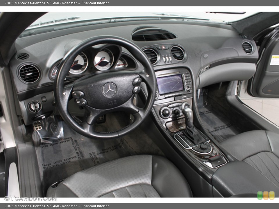 Charcoal Interior Prime Interior for the 2005 Mercedes-Benz SL 55 AMG Roadster #69824179