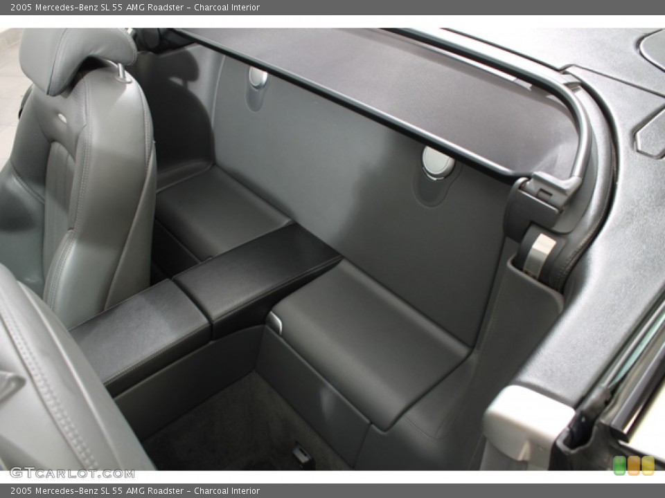 Charcoal Interior Rear Seat for the 2005 Mercedes-Benz SL 55 AMG Roadster #69824306