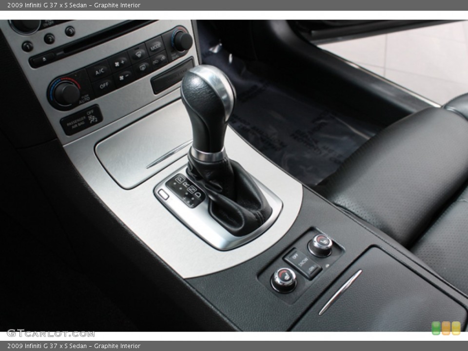 Graphite Interior Transmission for the 2009 Infiniti G 37 x S Sedan #69825433