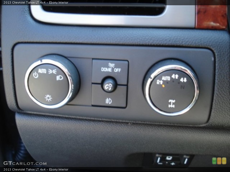 Ebony Interior Controls for the 2013 Chevrolet Tahoe LT 4x4 #69826153