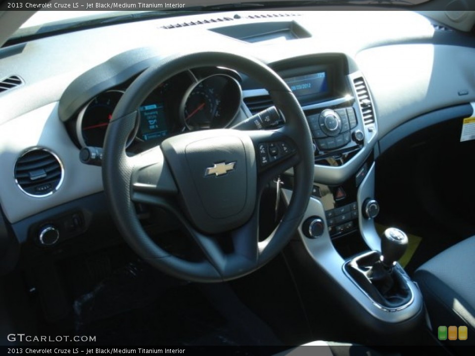 Jet Black/Medium Titanium Interior Dashboard for the 2013 Chevrolet Cruze LS #69826441