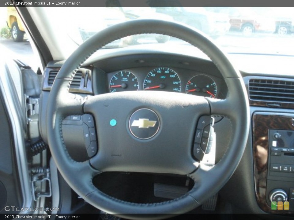 Ebony Interior Steering Wheel for the 2013 Chevrolet Impala LT #69826675