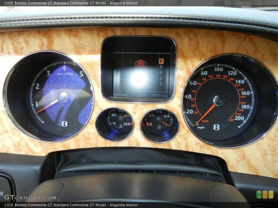 Magnolia Interior Gauges for the 2005 Bentley Continental GT  #69828034
