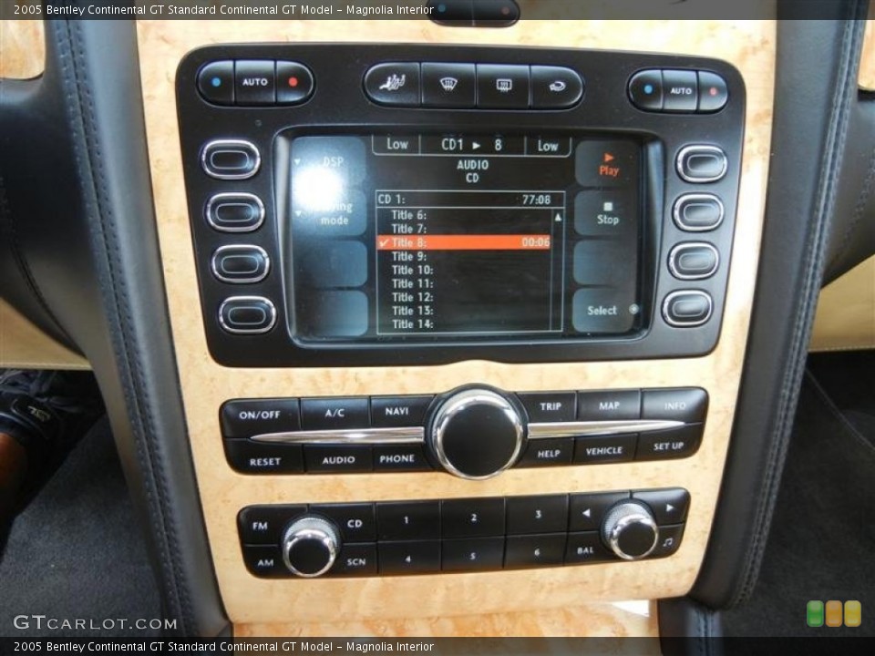 Magnolia Interior Controls for the 2005 Bentley Continental GT  #69828076