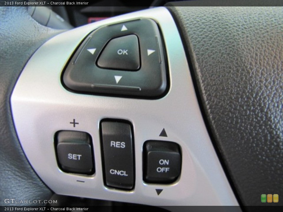 Charcoal Black Interior Controls for the 2013 Ford Explorer XLT #69830488