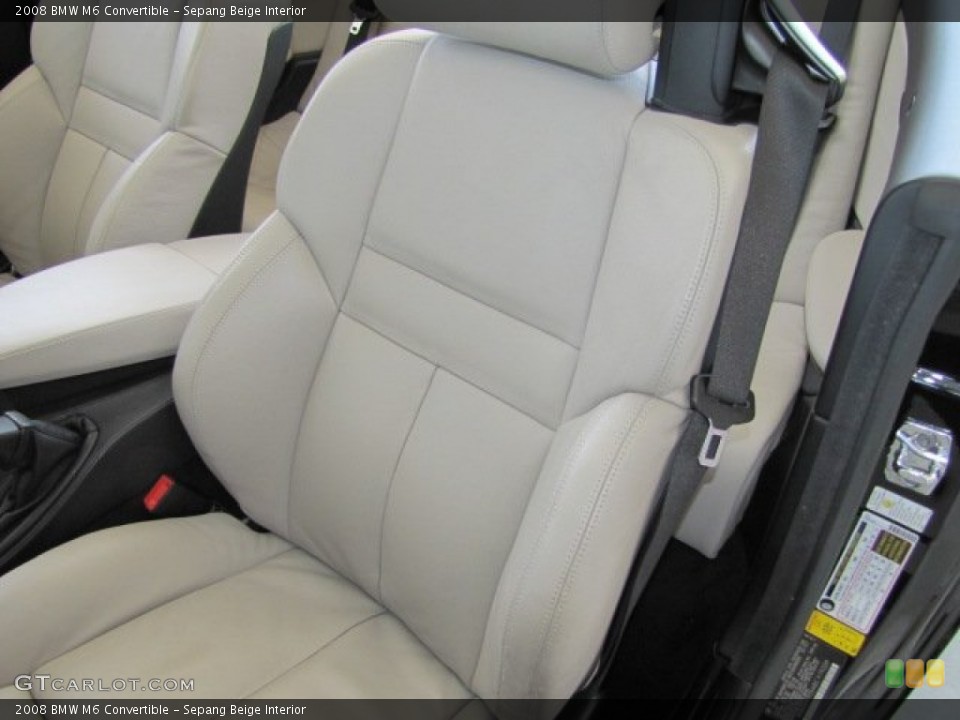 Sepang Beige Interior Front Seat for the 2008 BMW M6 Convertible #69831100