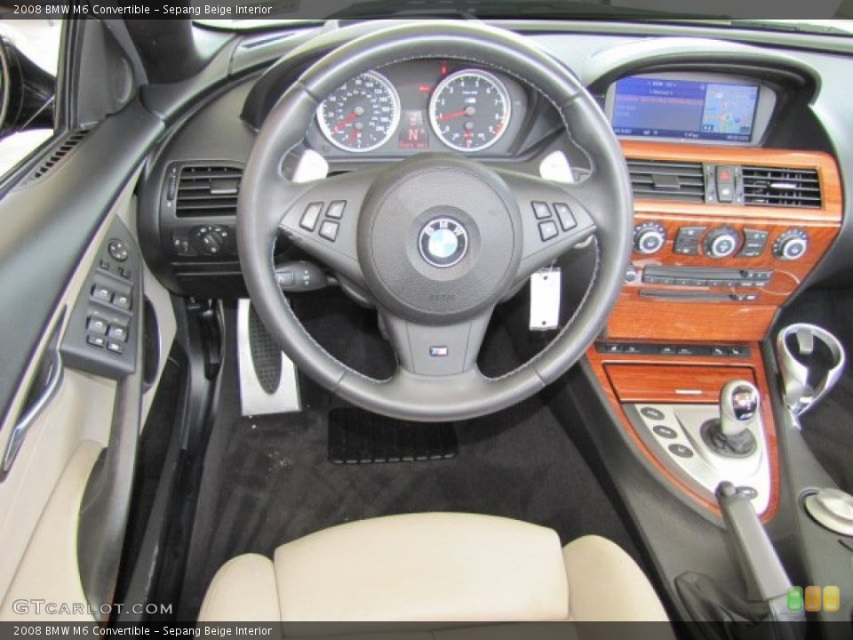 Sepang Beige Interior Dashboard for the 2008 BMW M6 Convertible #69831118
