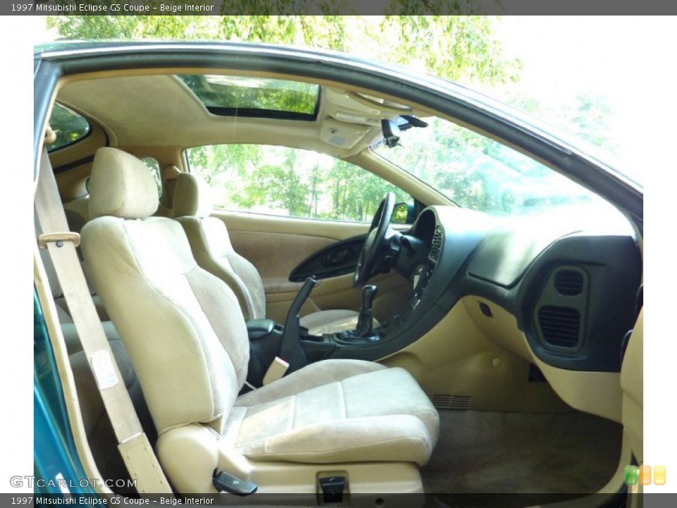 Beige Interior Photo for the 1997 Mitsubishi Eclipse GS Coupe #69832576