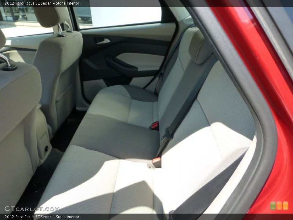 Stone Interior Rear Seat for the 2012 Ford Focus SE Sedan #69832780