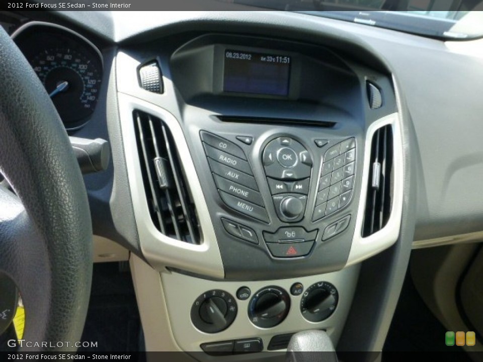 Stone Interior Controls for the 2012 Ford Focus SE Sedan #69832816