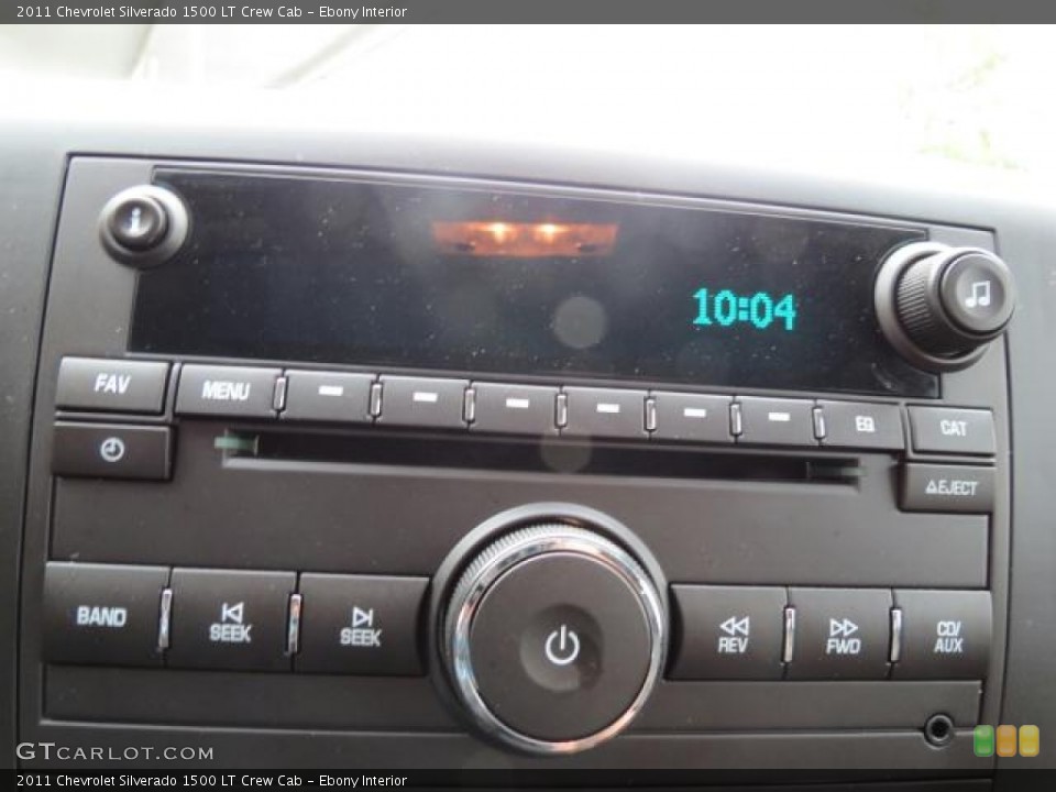 Ebony Interior Audio System for the 2011 Chevrolet Silverado 1500 LT Crew Cab #69839419