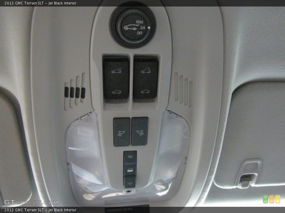 Jet Black Interior Controls for the 2012 GMC Terrain SLT #69840121