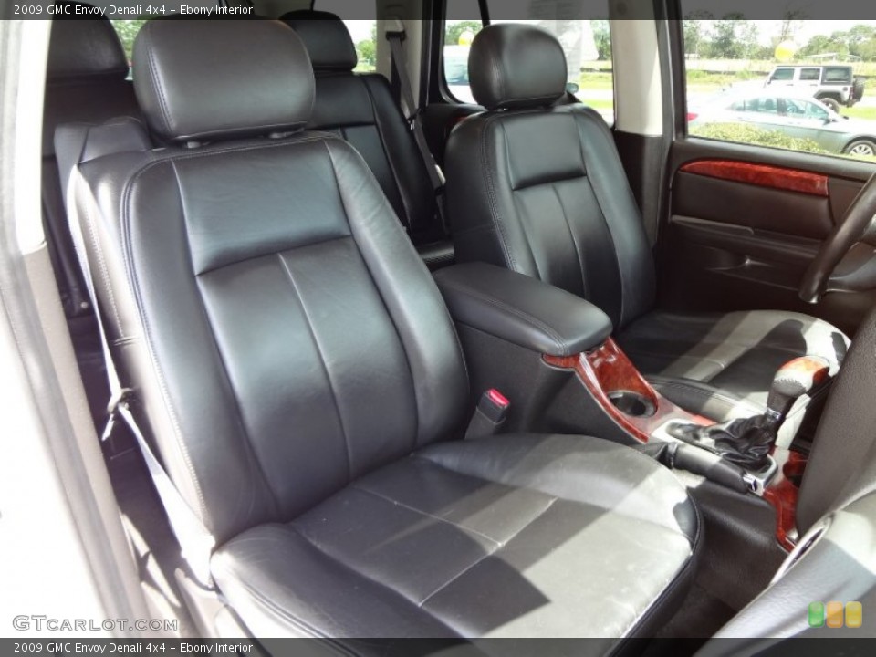 Ebony Interior Front Seat for the 2009 GMC Envoy Denali 4x4 #69842038