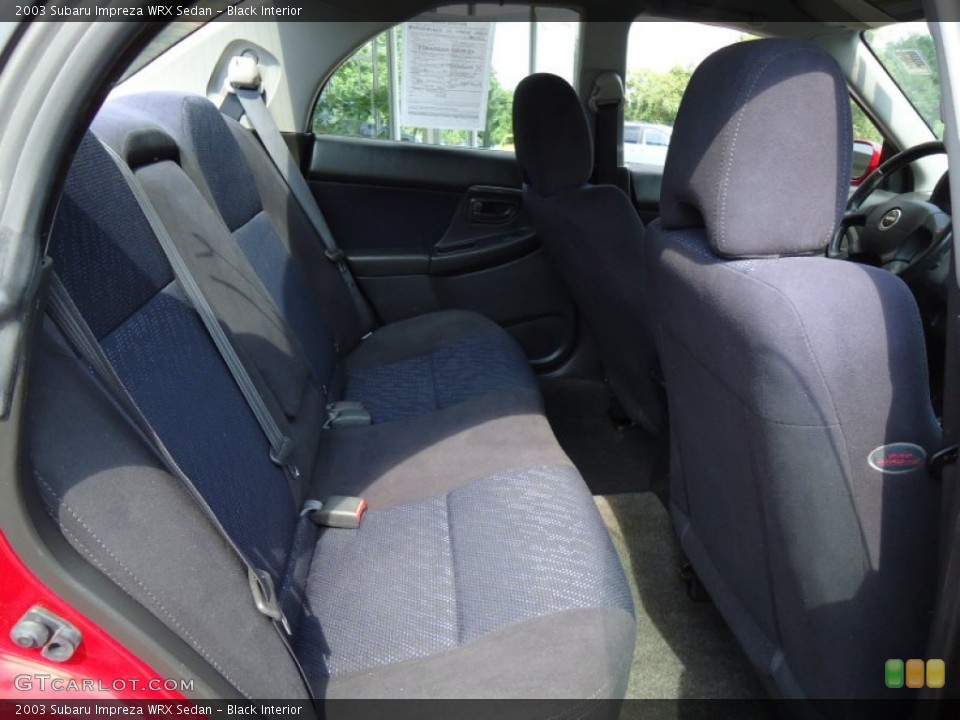 Black Interior Photo for the 2003 Subaru Impreza WRX Sedan #69842346