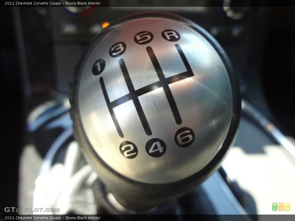 Ebony Black Interior Transmission for the 2011 Chevrolet Corvette Coupe #69842350